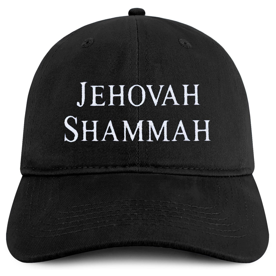 Trendy Apparel Shop Jehovah Shammah Embroidered Soft Cotton Baseball Cap