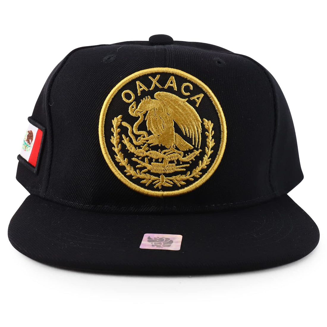 Trendy Apparel Shop Kids Cities of Mexico Circular Logo Embroidered Structured Snapback Cap