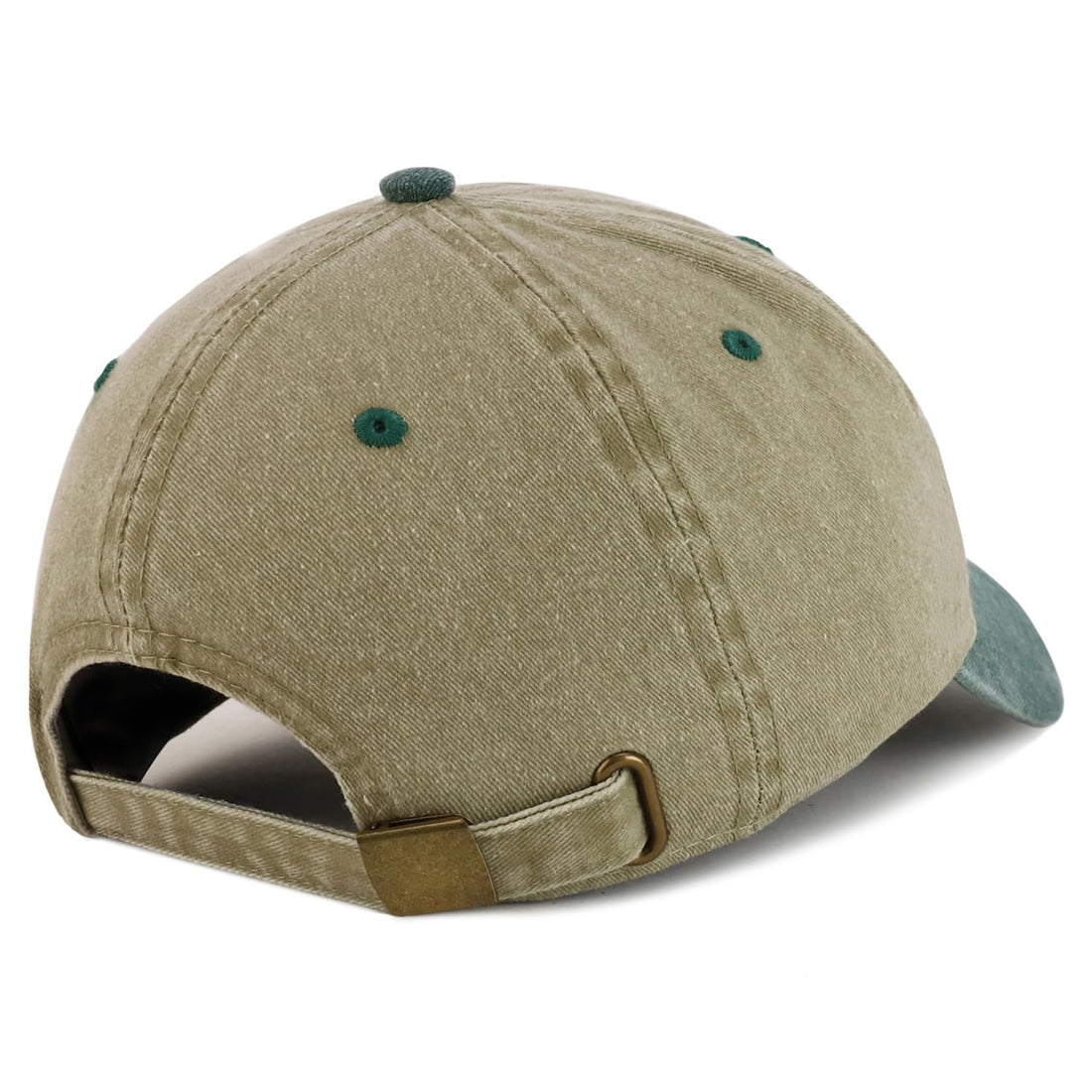Trendy Apparel Shop Wisconsin State Embroidered Low Profile Adjustable Cotton Cap
