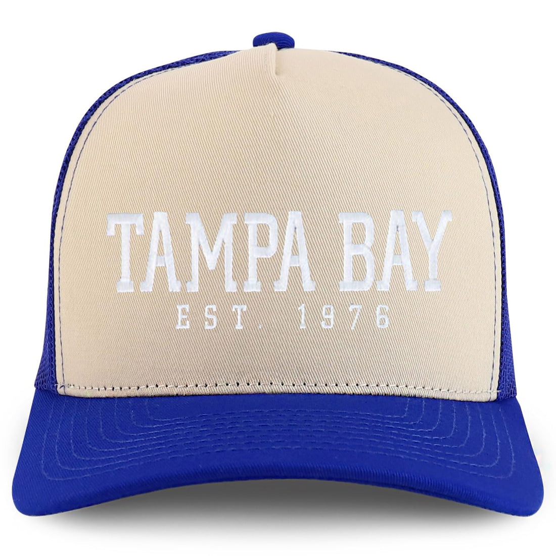 Trendy Apparel Shop Tampa Bay Est.1976 Embroidered 5 Panel Snapback Trucker Cap