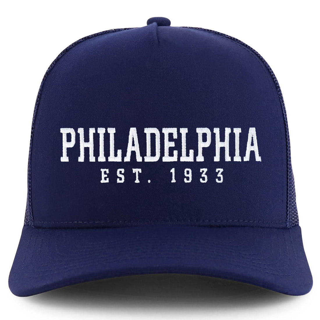 Trendy Apparel Shop Philadelphia Est.1933 Embroidered 5 Panel Snapback Trucker Cap