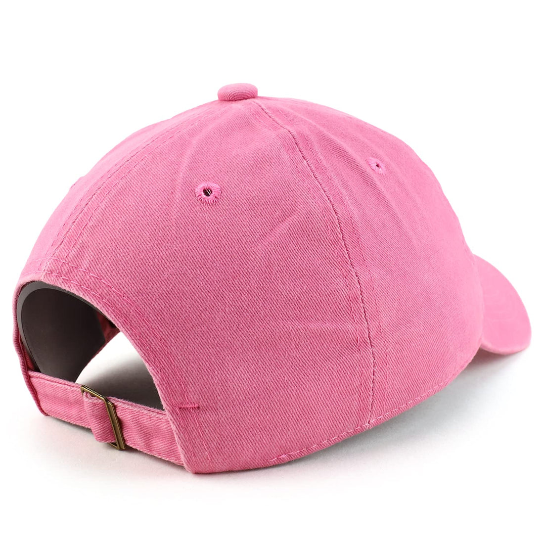 Trendy Apparel Shop Plain Unisex Unstructured Pigment Dyed Washed Baseball Cap