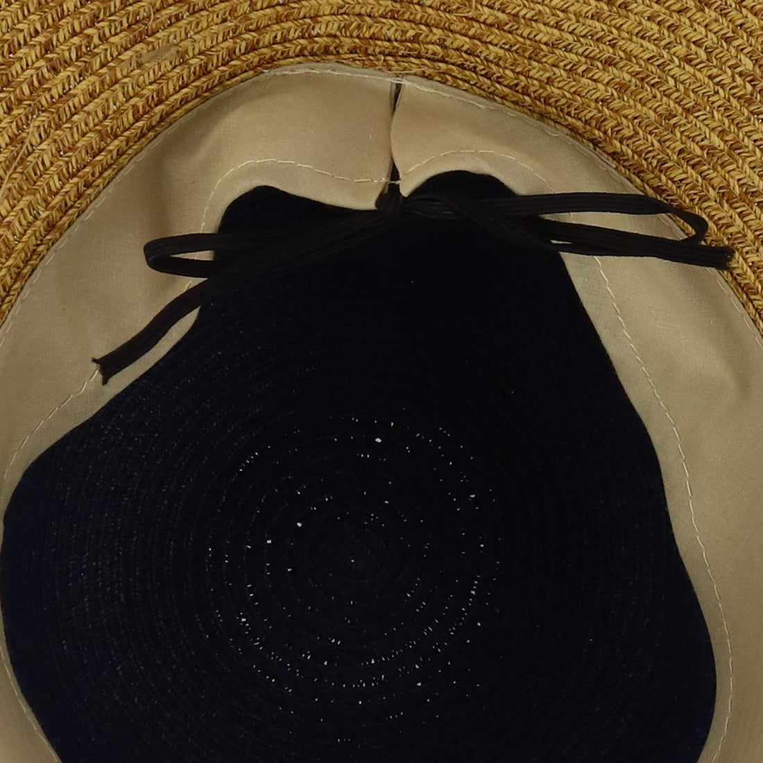 Trendy Apparel Shop UPF 50+ Women's Kettle Tweed Brim Paper Braid Sun Hat