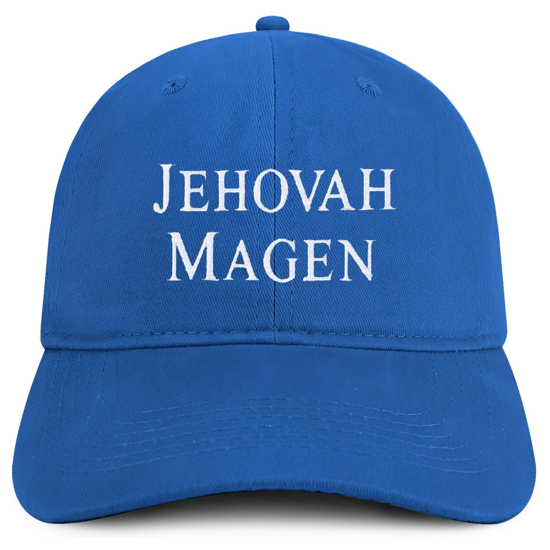 Trendy Apparel Shop Jehovah Magen Embroidered Soft Cotton Baseball Cap