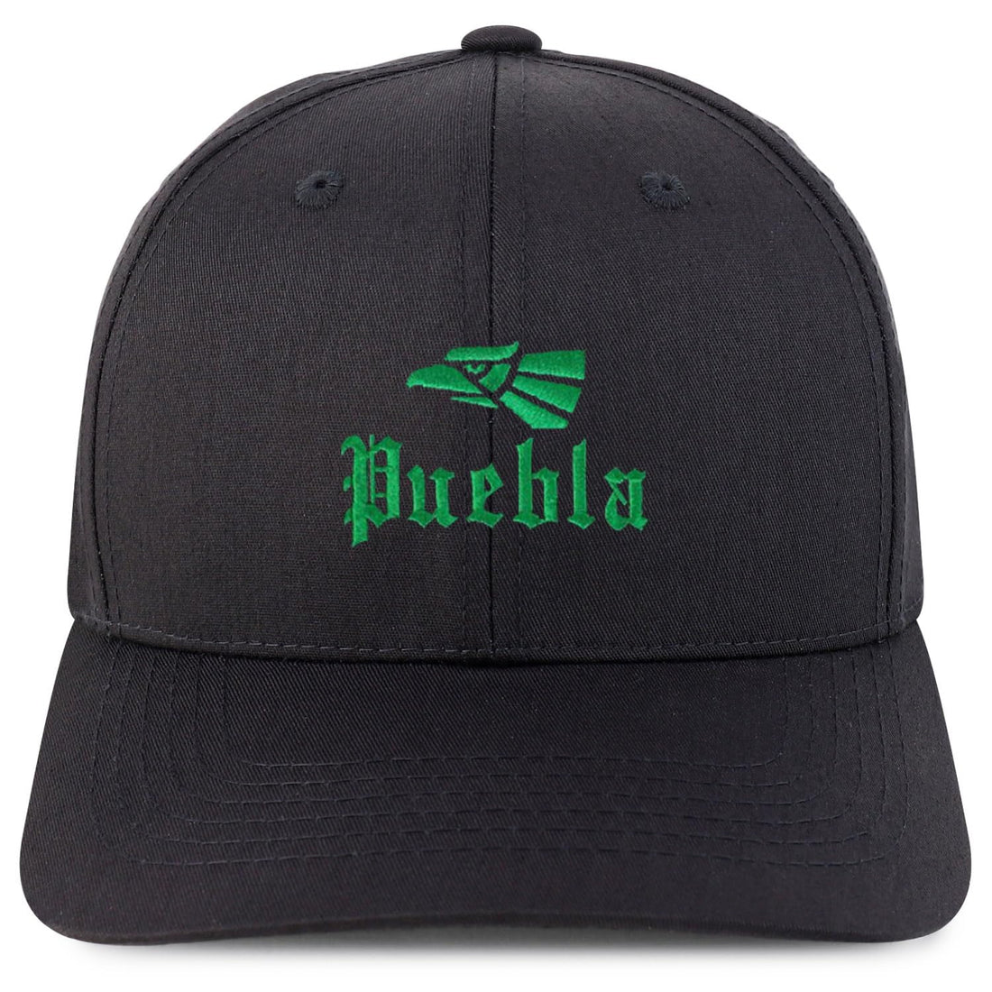 Trendy Apparel Shop Puebla Mexico City Embroidered 6 Panel Snapback Baseball Cap