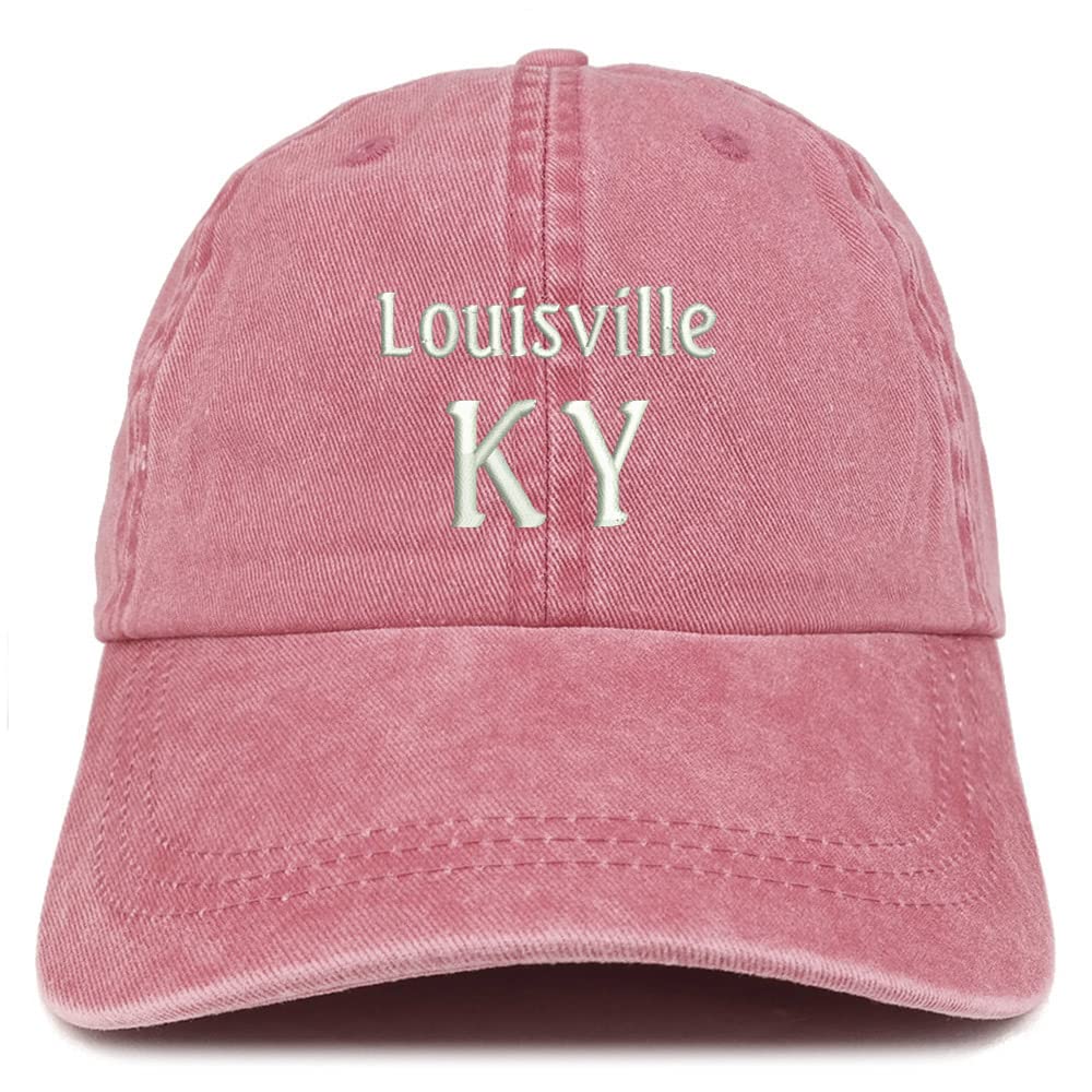Trendy Apparel Shop Louisville KY Embroidered Pigment Dyed Washed Baseball Cap