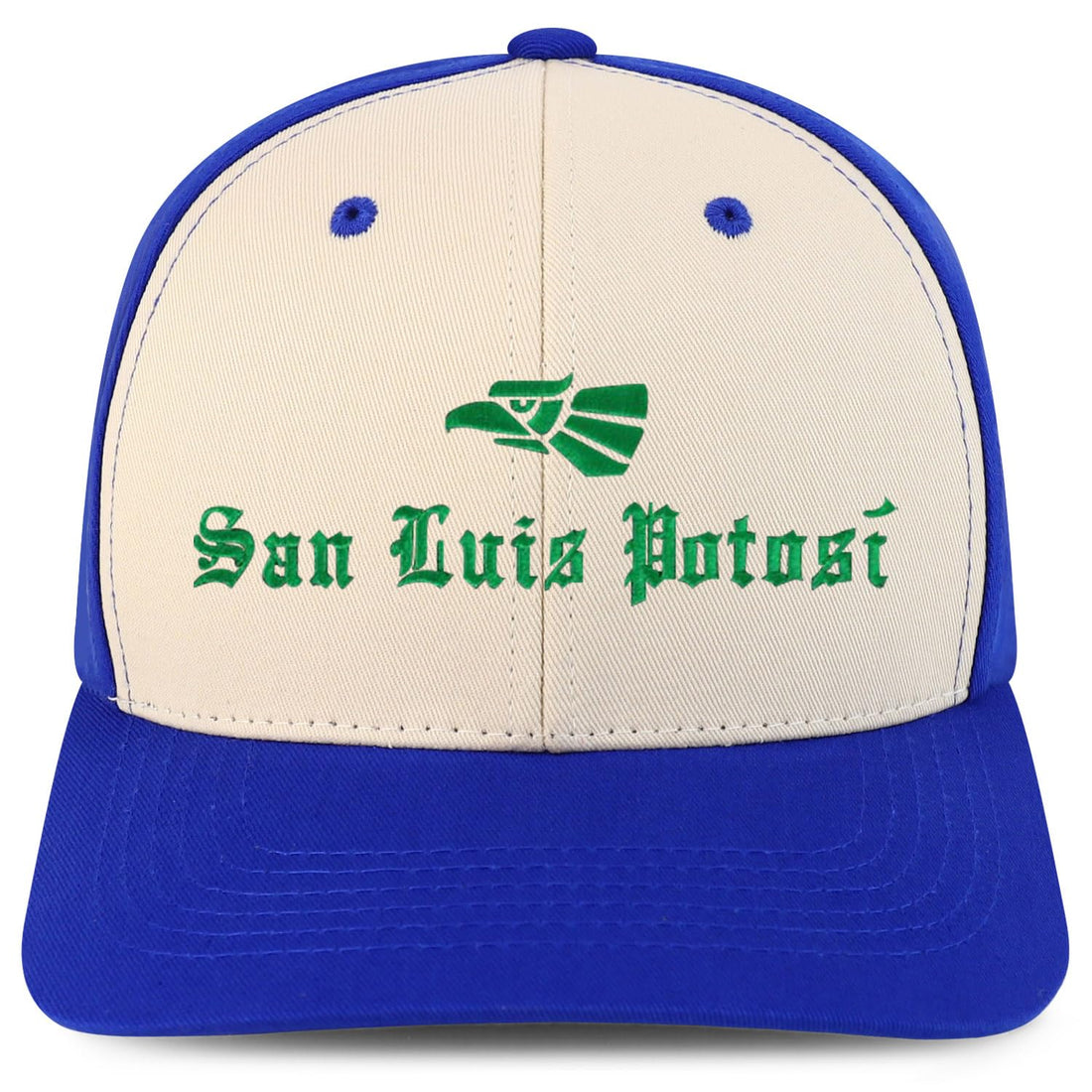 Trendy Apparel Shop San Luis Potosi Mexico State Embroidered 6 Panel Snapback Baseball Cap