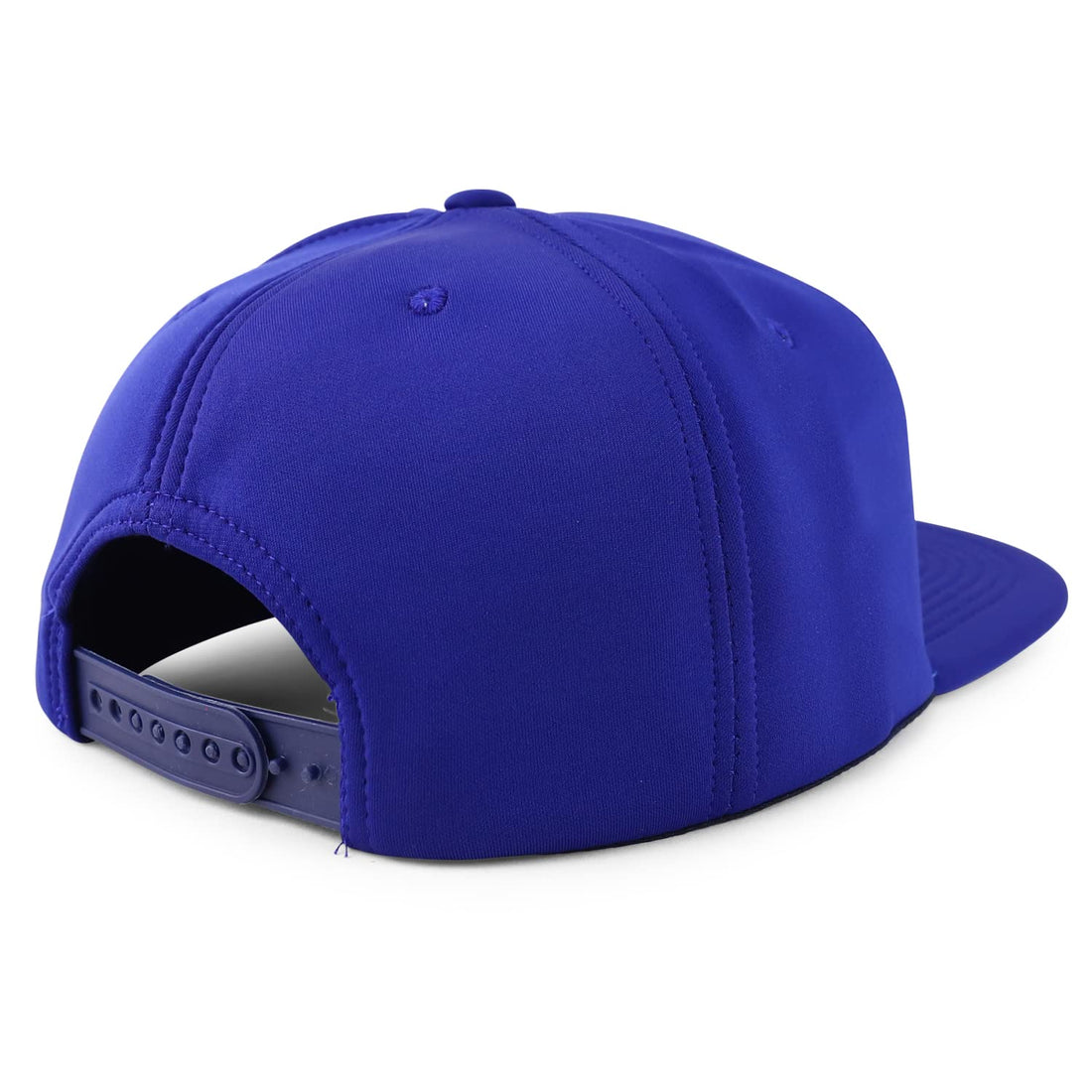 Trendy Apparel Shop XXL Oversize Flatbill Structured Foam Snapback Cap