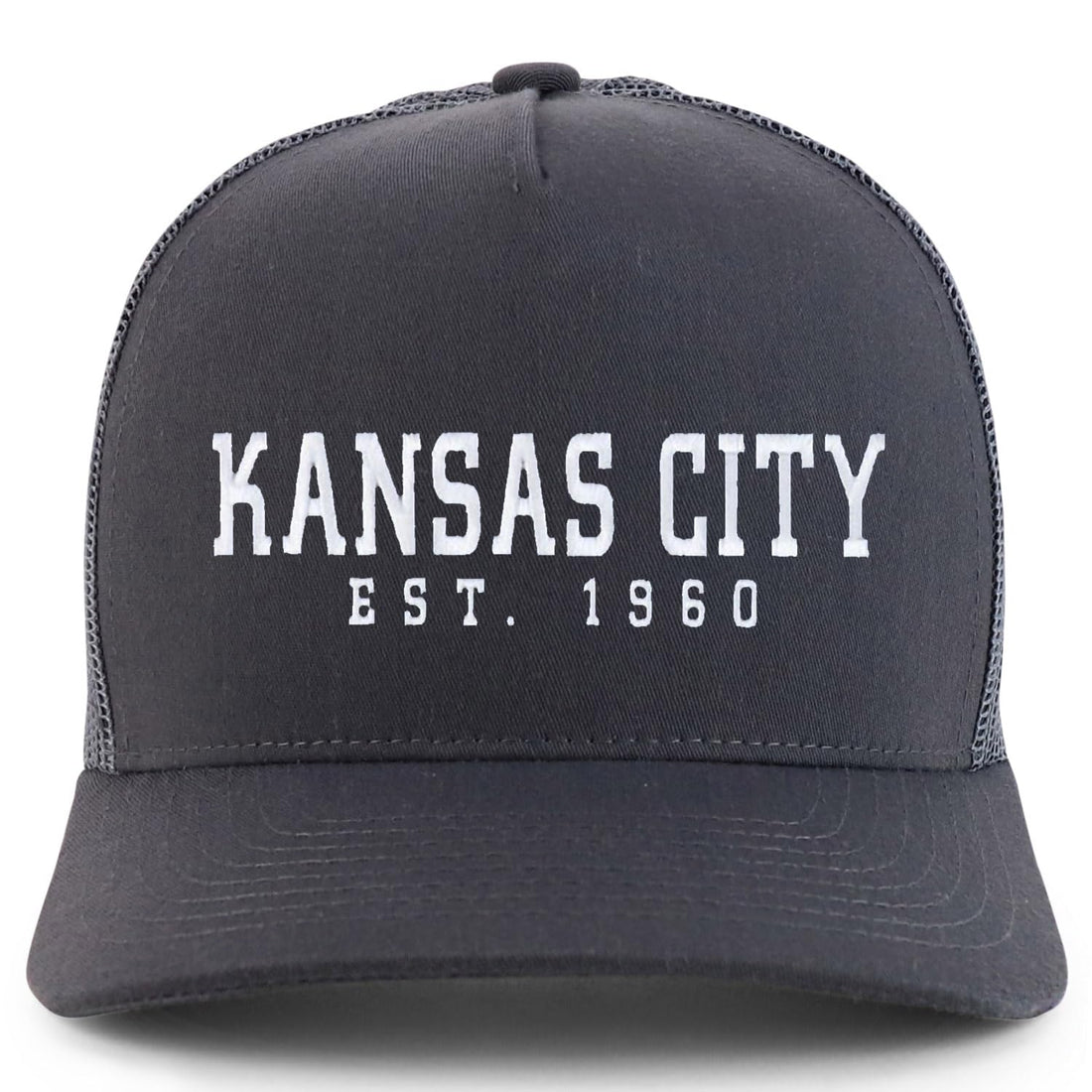 Trendy Apparel Shop KansasCity Est.1960 Embroidered 5 Panel Snapback Trucker Cap