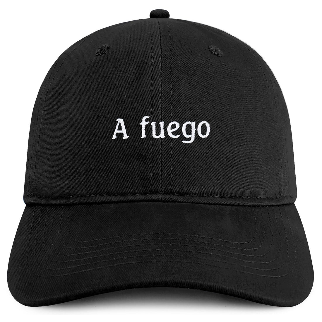 Trendy Apparel Shop A Fuego Embroidered Cotton Low Profile Dad Hat