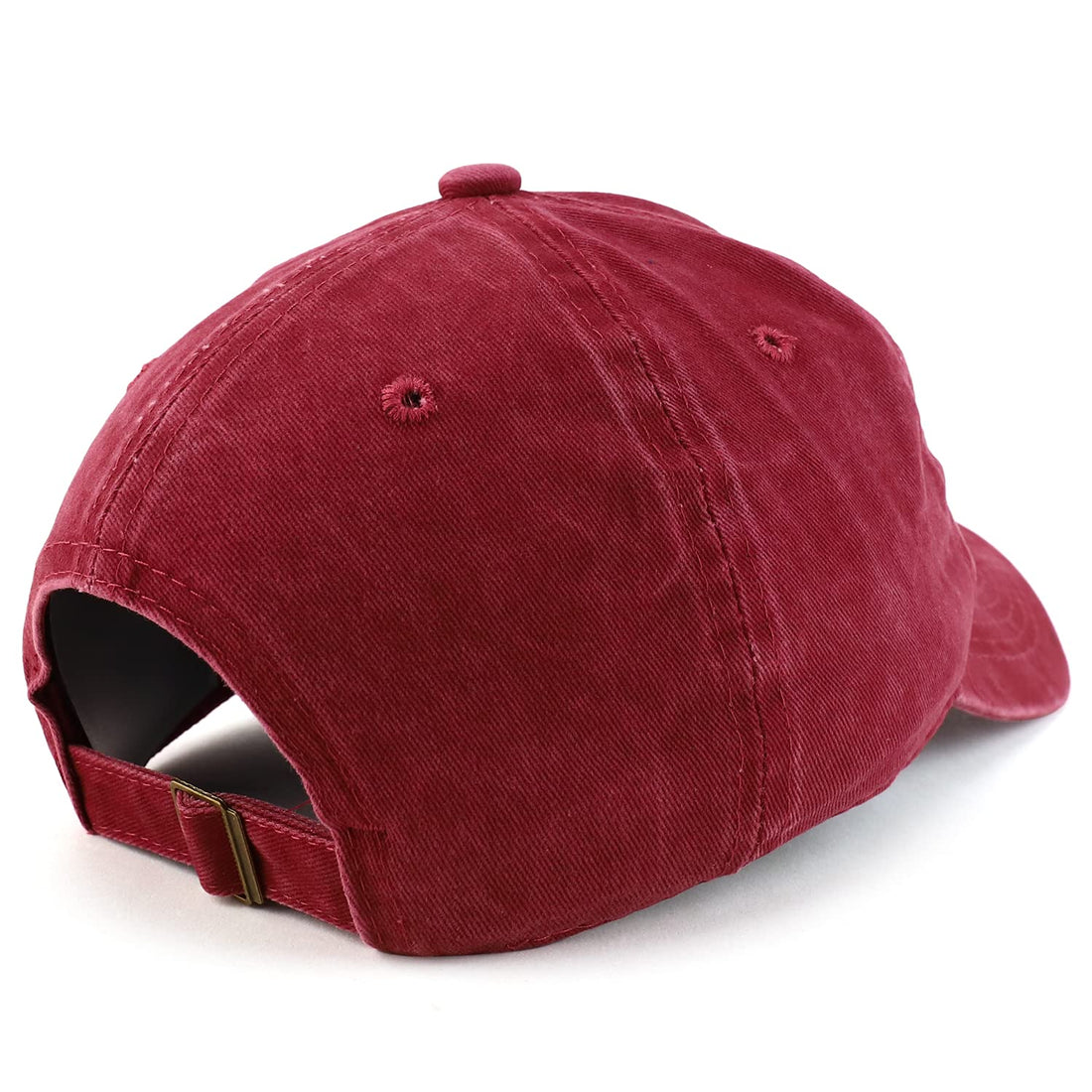 Trendy Apparel Shop Plain Unisex Unstructured Pigment Dyed Washed Baseball Cap