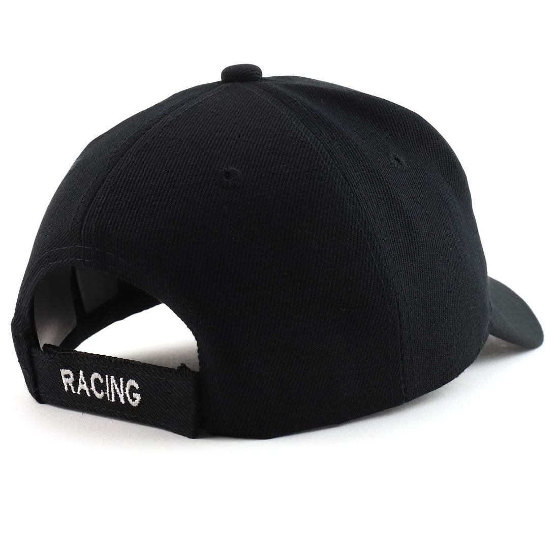 Trendy Apparel Shop Racing 3D Embroidered Flame Car Race Flag Baseball Cap