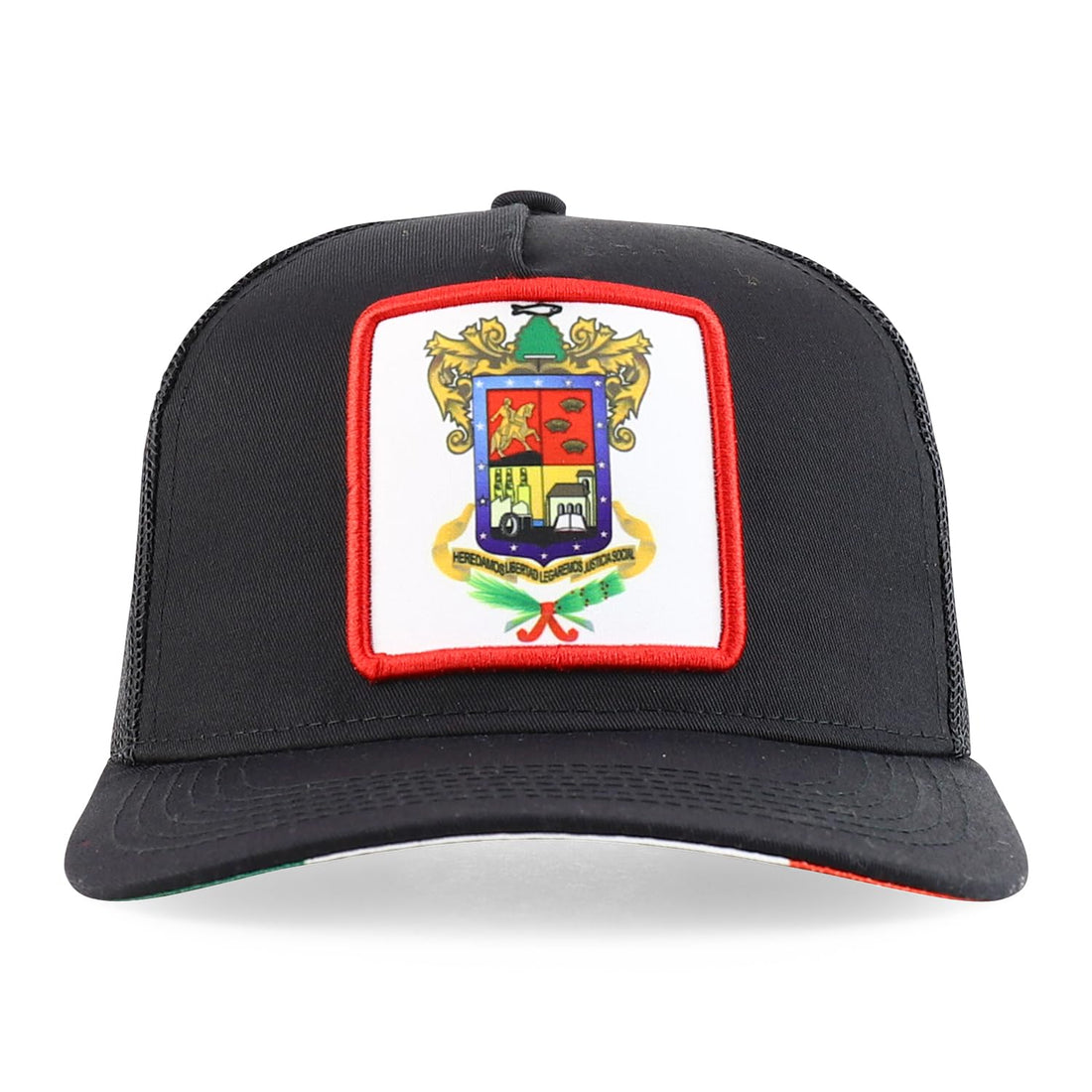 Trendy Apparel Shop Flag of Mexico State 5 Panel Mesh Back Snapback Cap