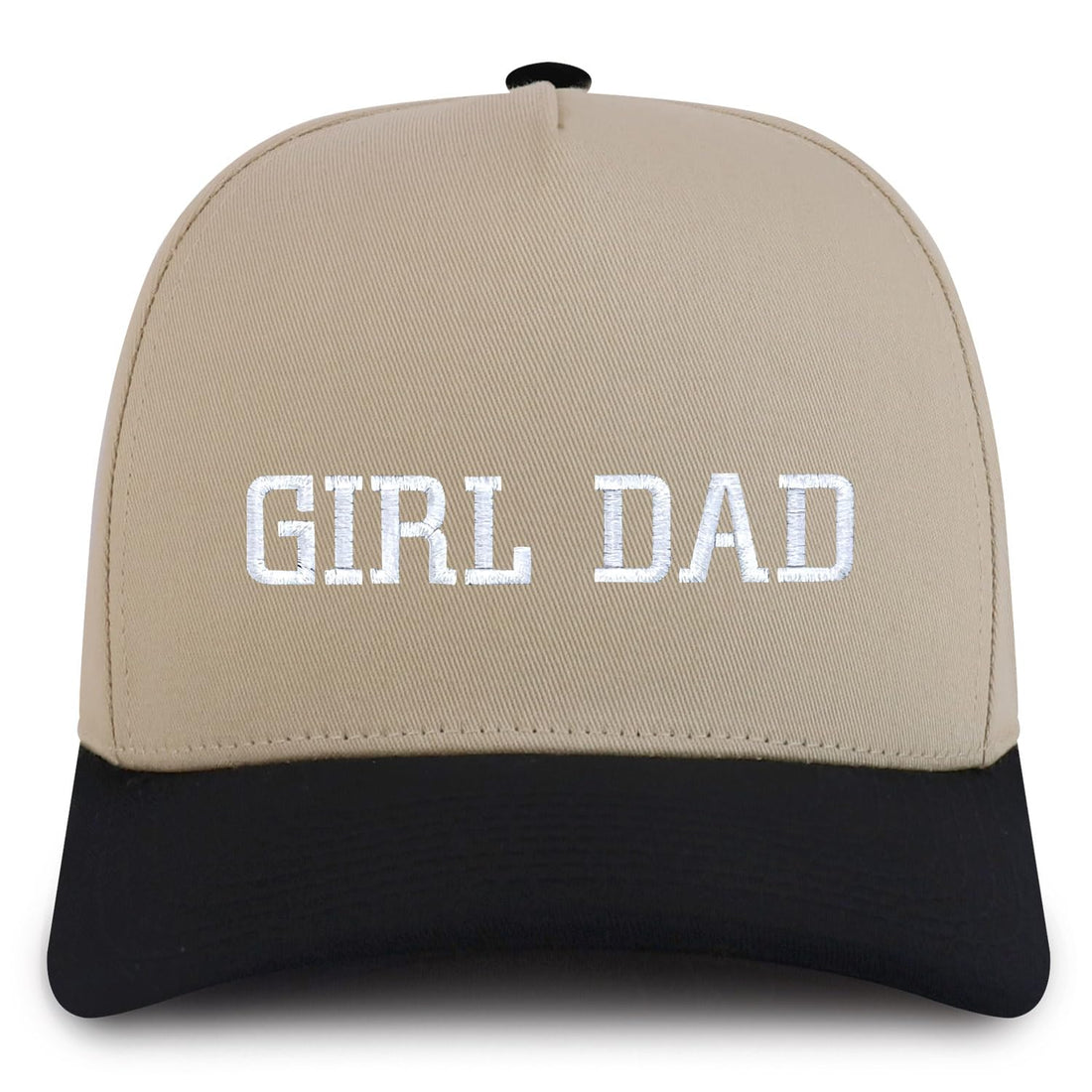 Trendy Apparel Shop Girl Dad Embroidered 5 Panel High Profile Structured Snapback Cap