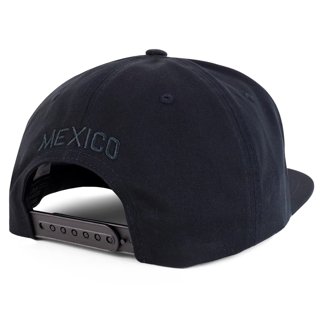 Hecho En Mexico Eagle 3D Embroidered Flat Bill Snapback Cap