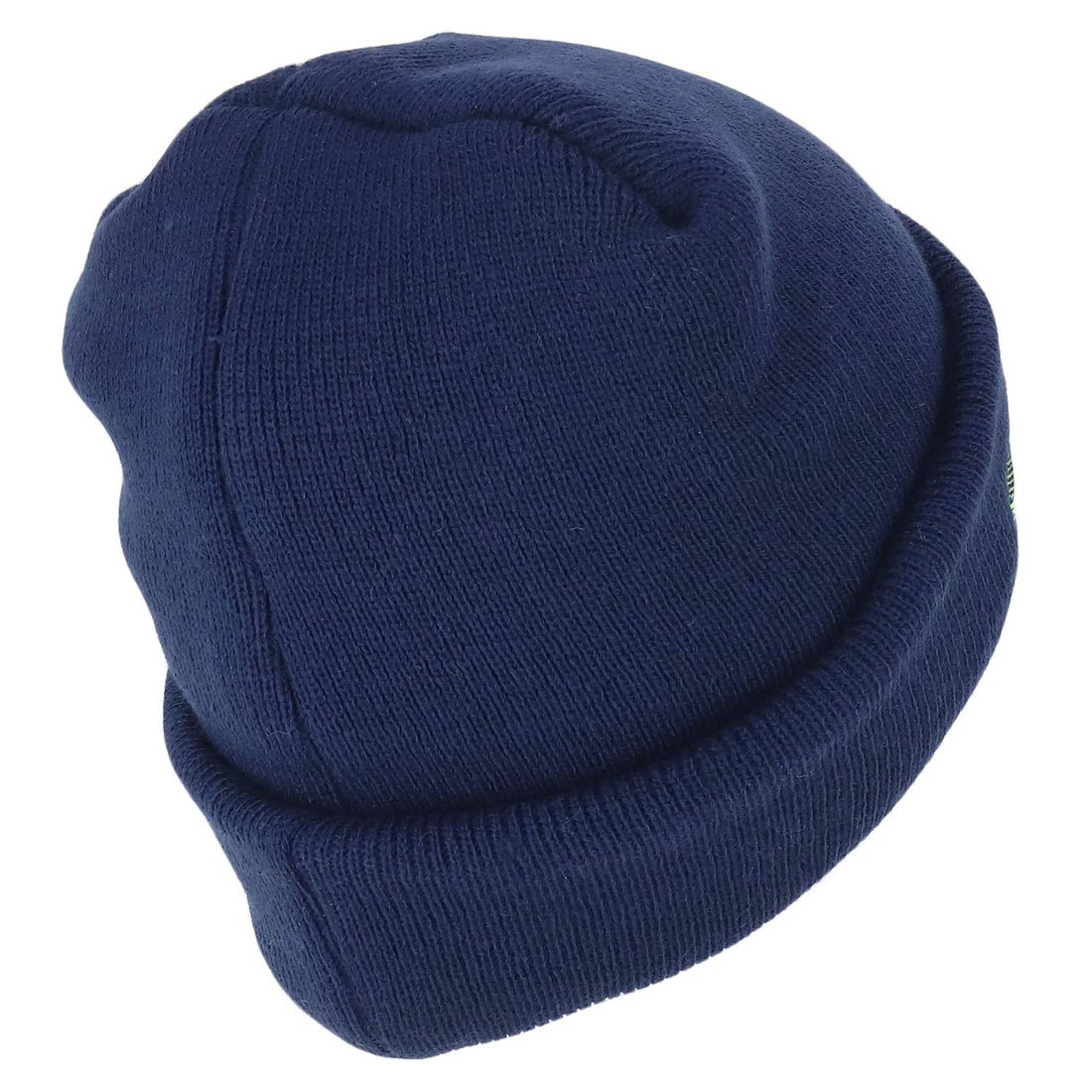 Trendy Apparel Shop Heavy Duty USA Flag Solid Cuffed Beanie with Thinsulate