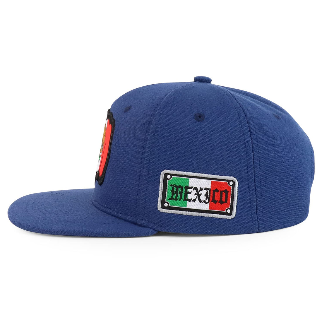 Trendy Apparel Shop Mexico Eagle Embroidered Flatbill Snapback Cap