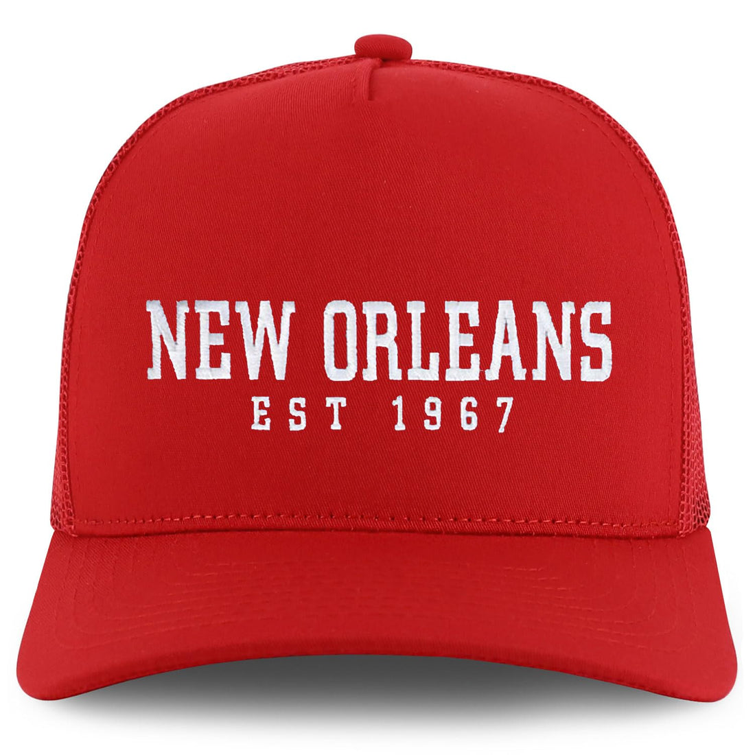 Trendy Apparel Shop New Orleans Est.1967 Embroidered 5 Panel Snapback Trucker Cap
