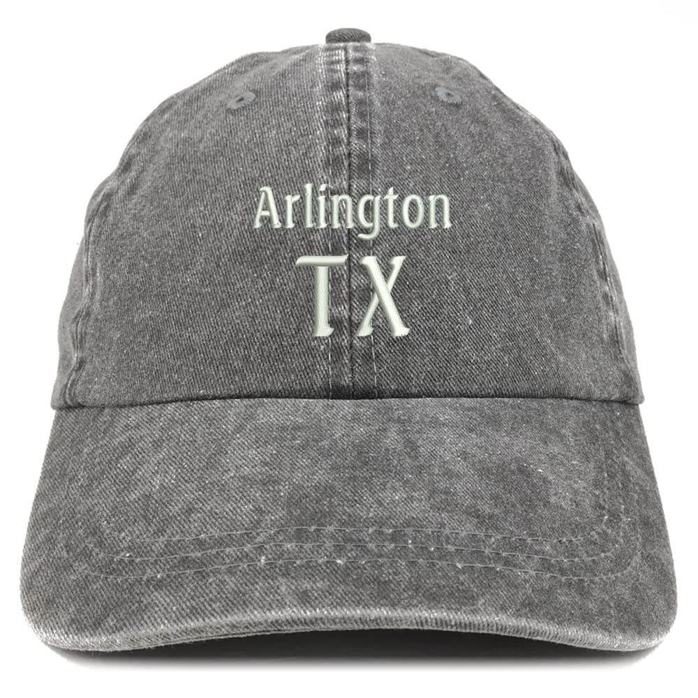 Trendy Apparel Shop Arlington TX Embroidered Pigment Dyed Washed Baseball Cap
