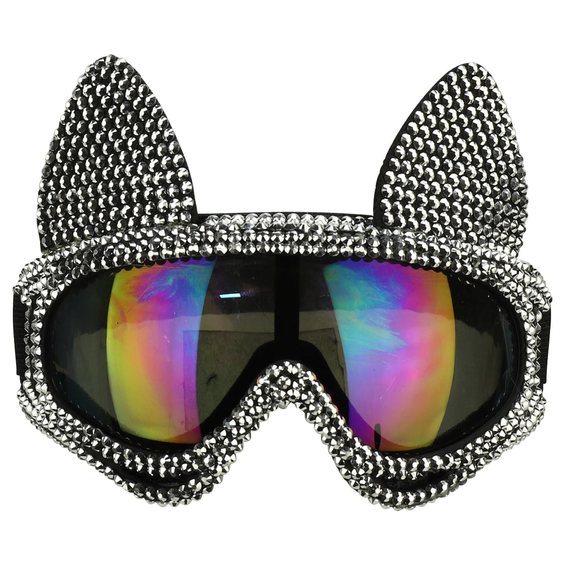 Trendy Apparel Shop Bling Rhinestone Festival Rave Goggles
