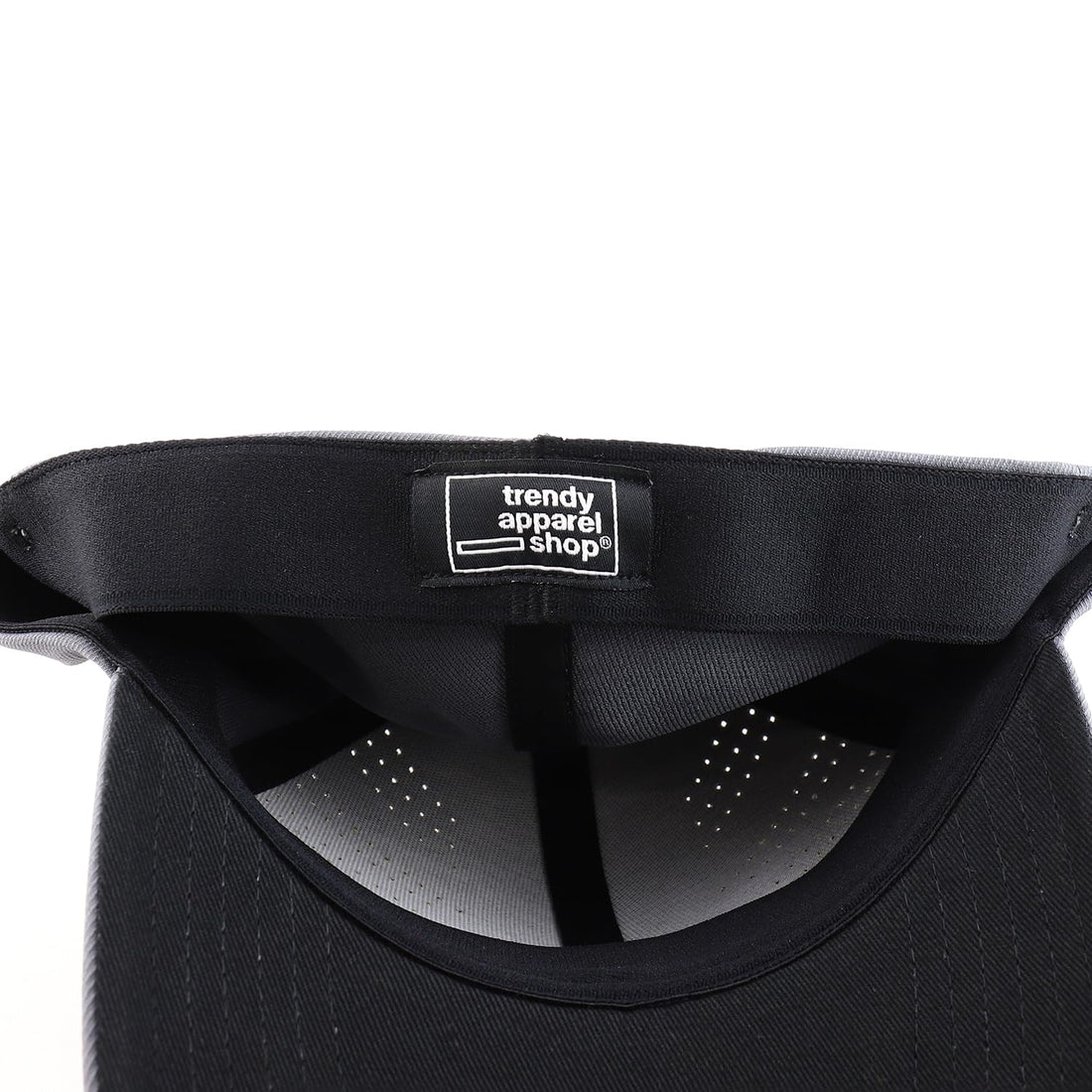 Trendy Apparel Shop Oversize XXL Breathable Plain 6 Panel Structured Air Thru Fitted Ball Cap