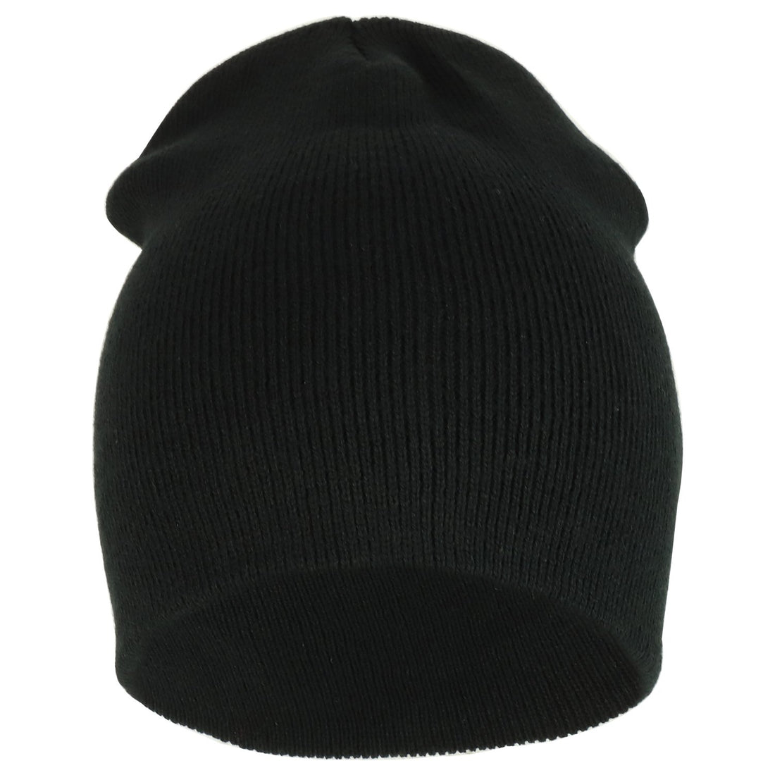 Trendy Apparel Shop Plain Short Winter Acrylic Knit Beanie