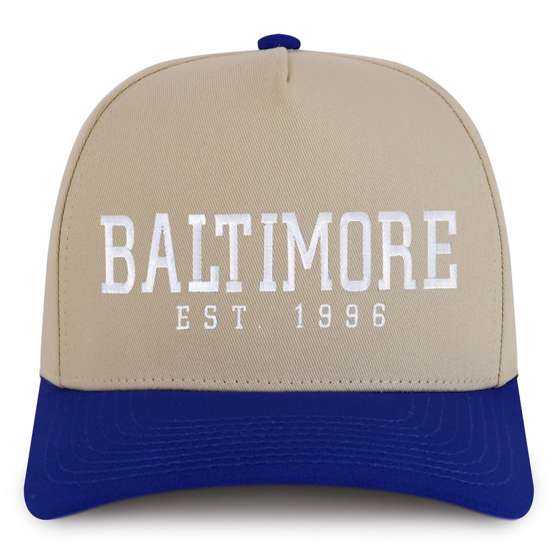 Trendy Apparel Shop Baltimore Est.1996 Embroidered 5 Panel Structured Baseball Cap