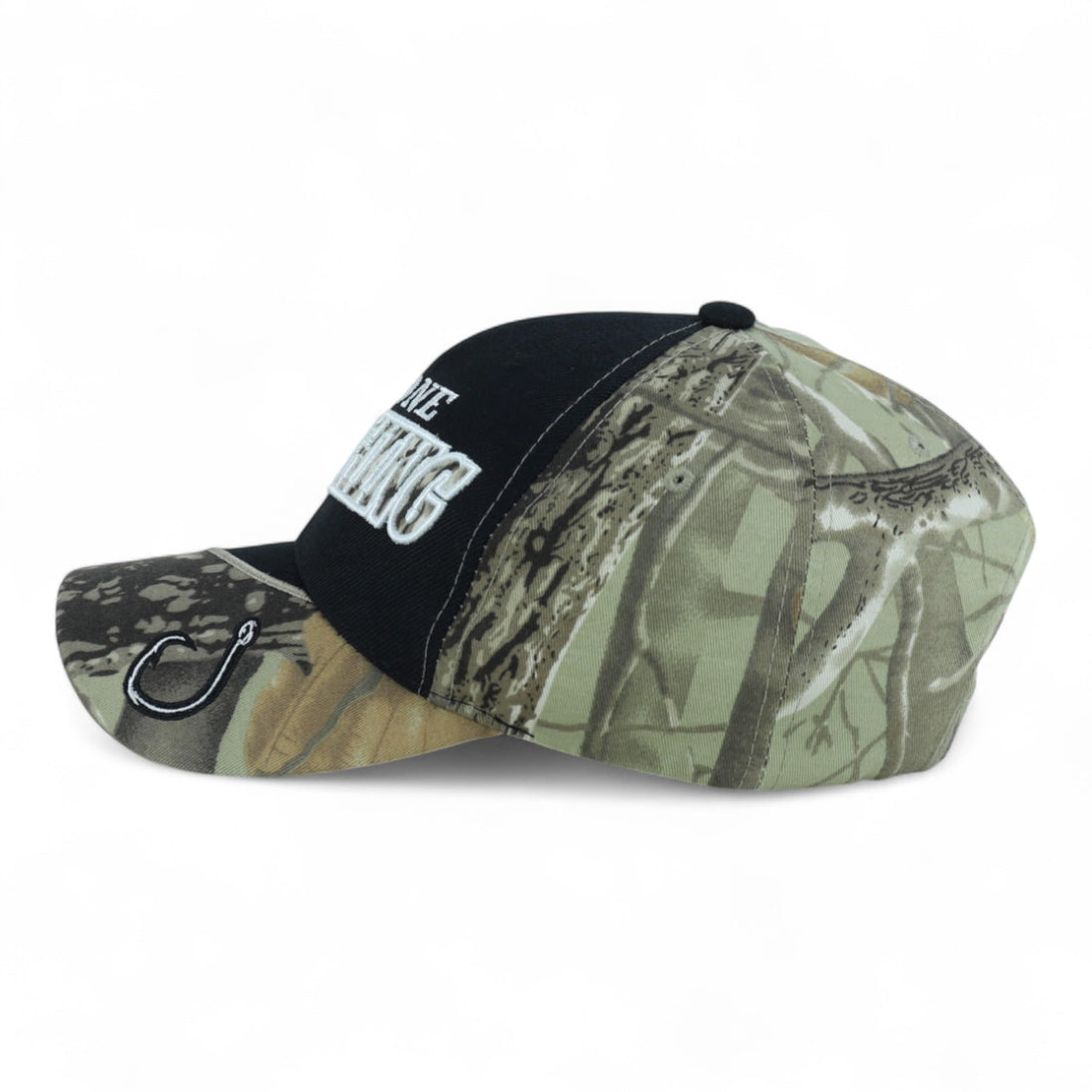 Trendy Apparel Shop 6 Panel Structured Fishing Embroidered Ball Cap