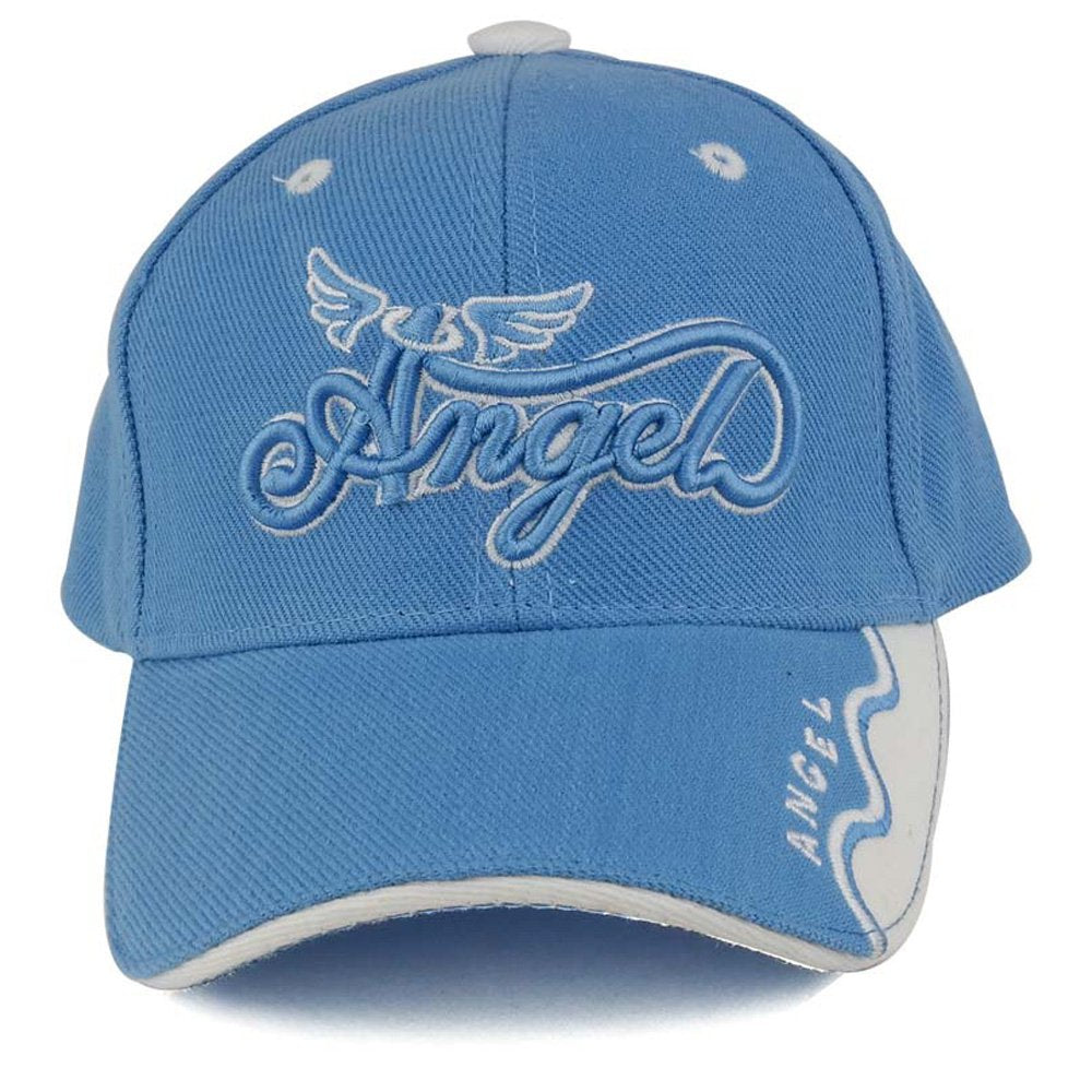 Trendy Apparel Shop Infant Size Angel 3D Embroidered Adjustable Baseball Cap