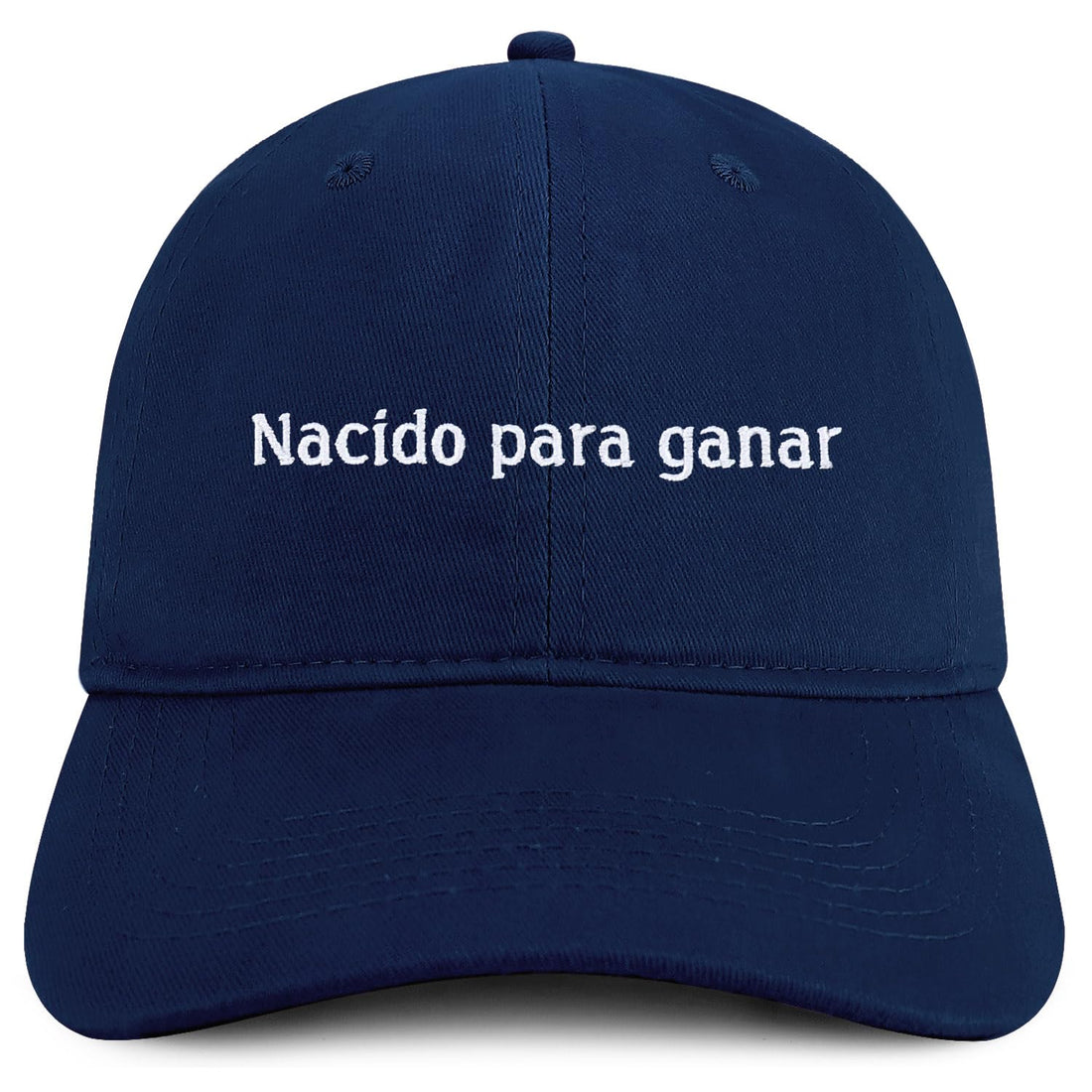 Trendy Apparel Shop Nacido para ganar Embroidered Cotton Low Profile Dad Hat