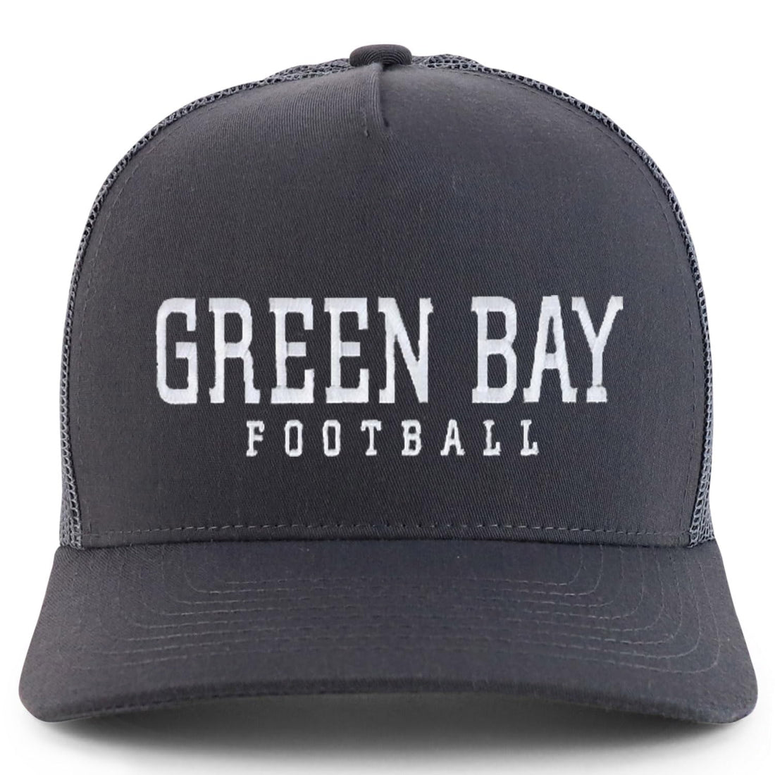 Trendy Apparel Shop Green Bay Embroidered 5 Panel Snapback Trucker Cap