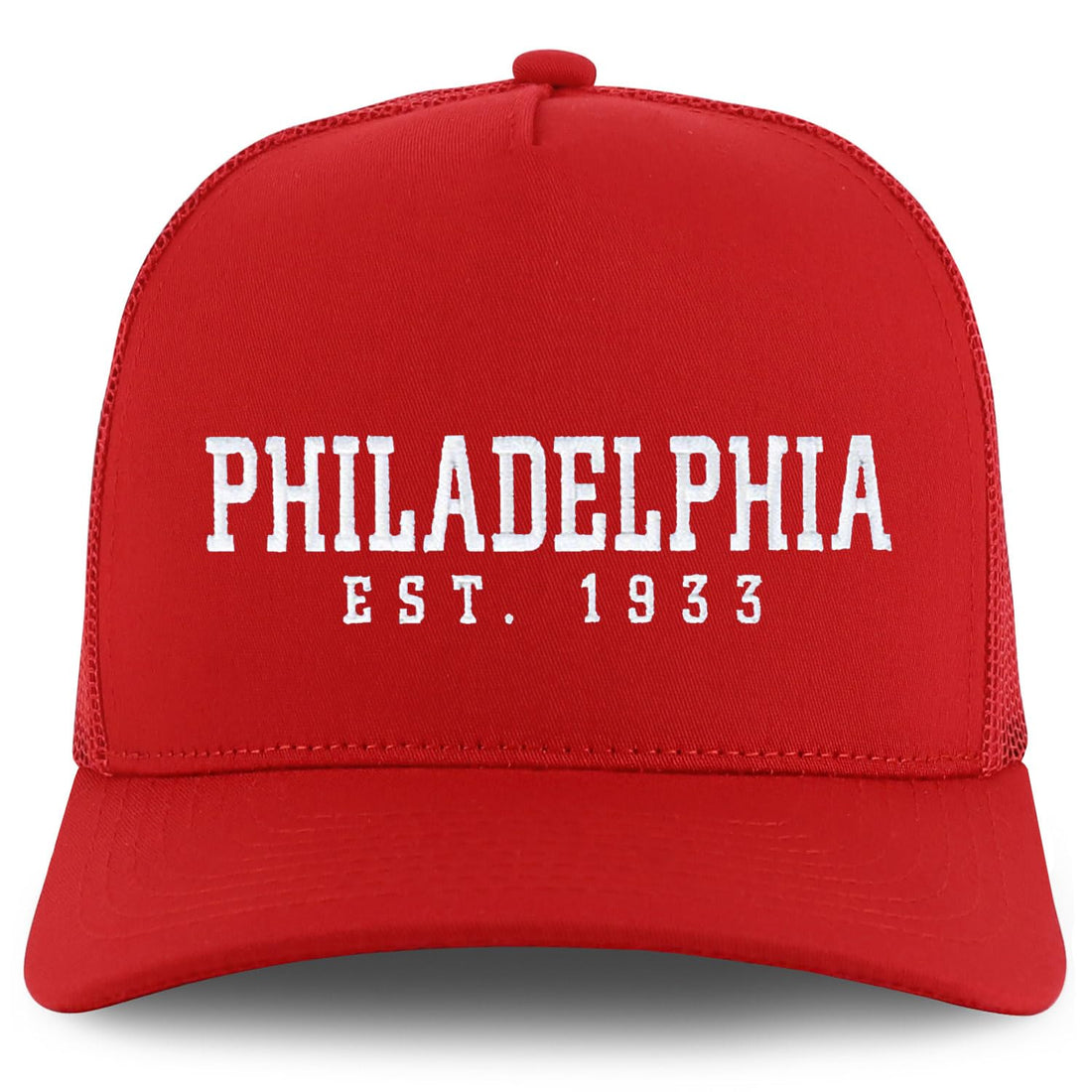 Trendy Apparel Shop Philadelphia Est.1933 Embroidered 5 Panel Snapback Trucker Cap