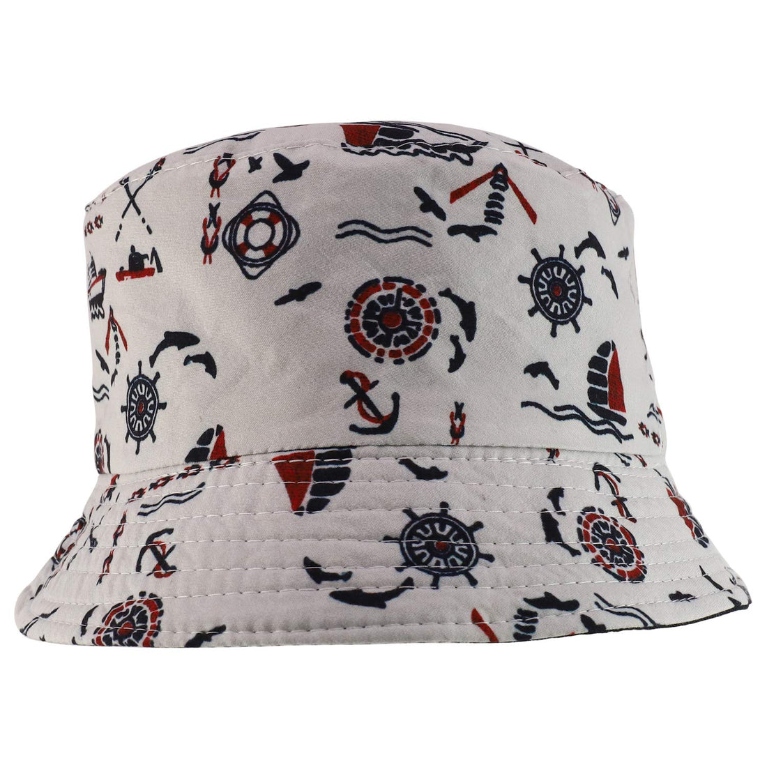 Trendy Apparel Shop Short Brim Kid's Summer Bucket Hat