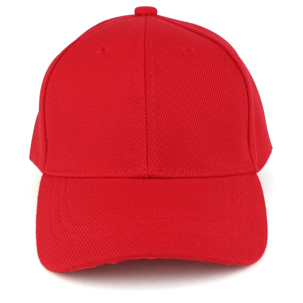Trendy Apparel Shop Plain Infants Size Structured Adjustable Baseball Cap