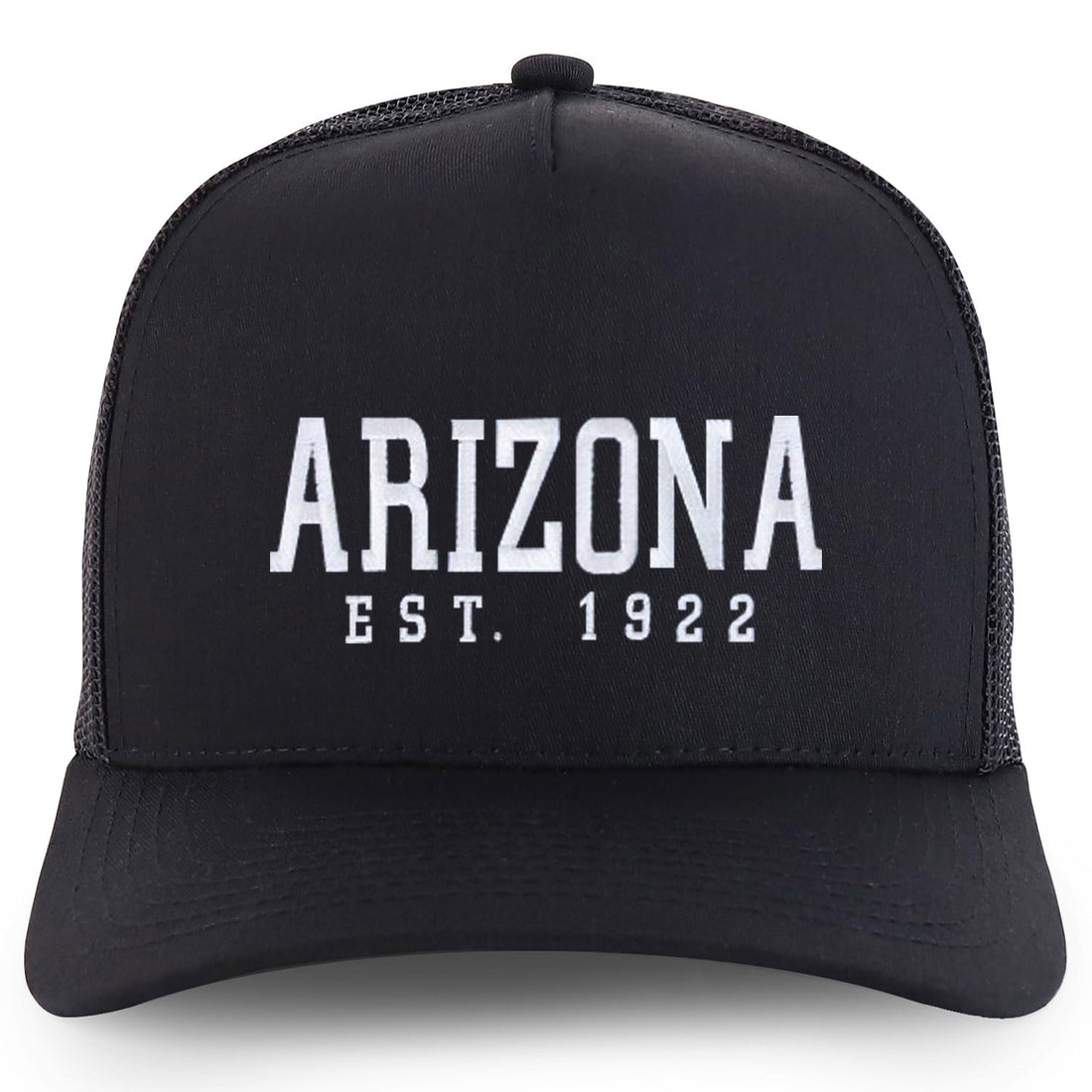 Trendy Apparel Shop Arizona Est.1922 Embroidered 5 Panel Snapback Trucker Cap