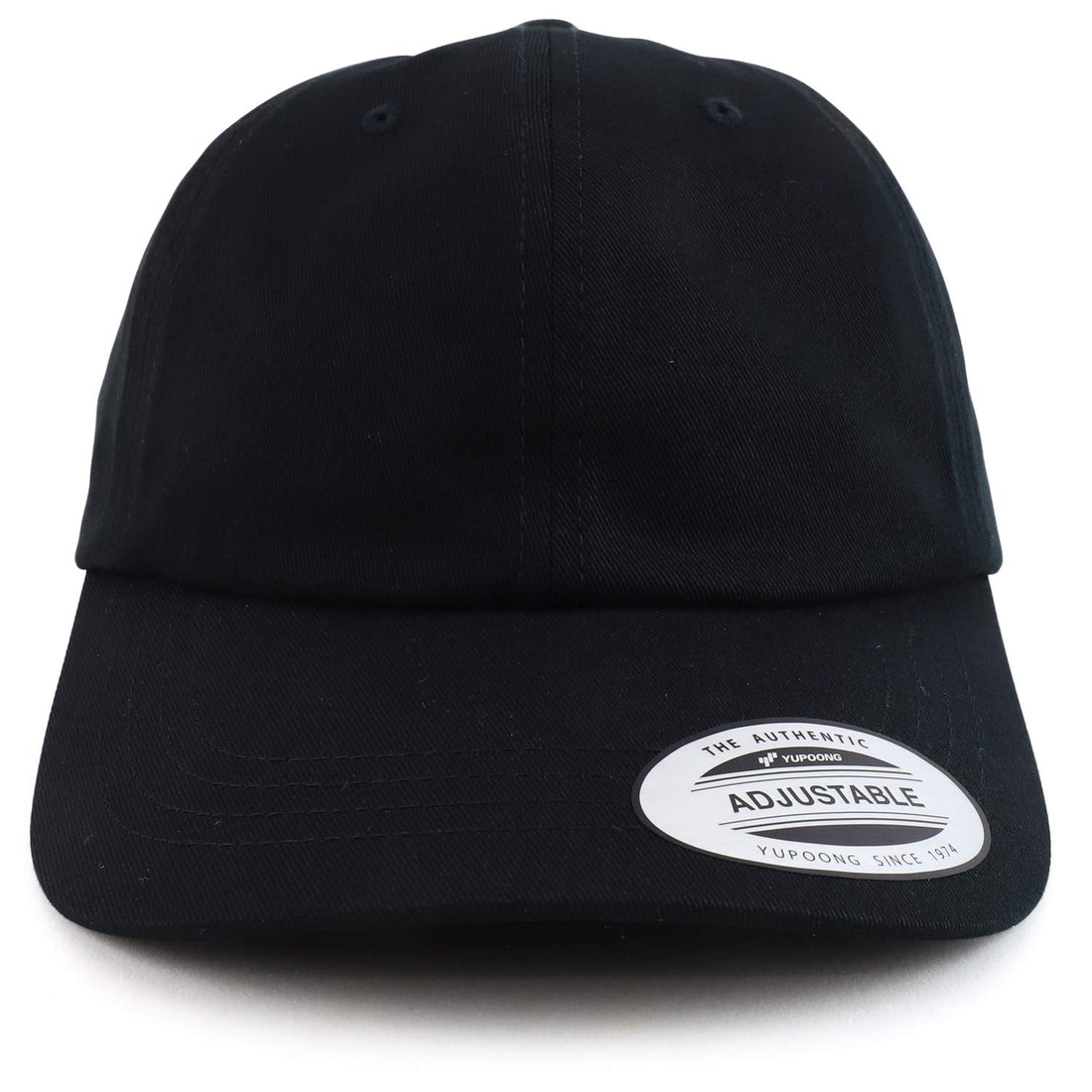 Trendy Apparel Shop Oversize XXL Plain Unstructured Soft Crown Cotton Cap