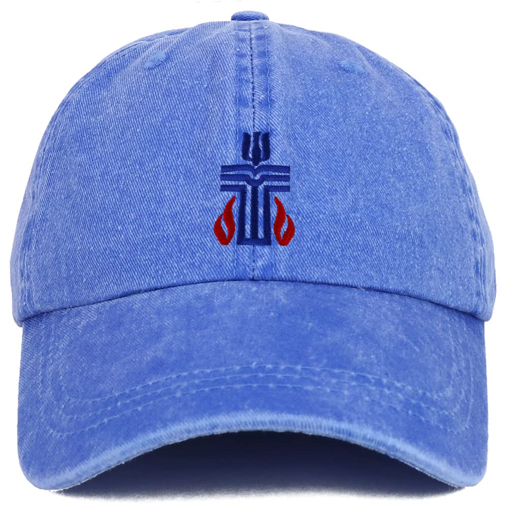 Trendy Apparel Shop Presbyterian Church Embroidered Pigment Dyed Washed Baseball Cap