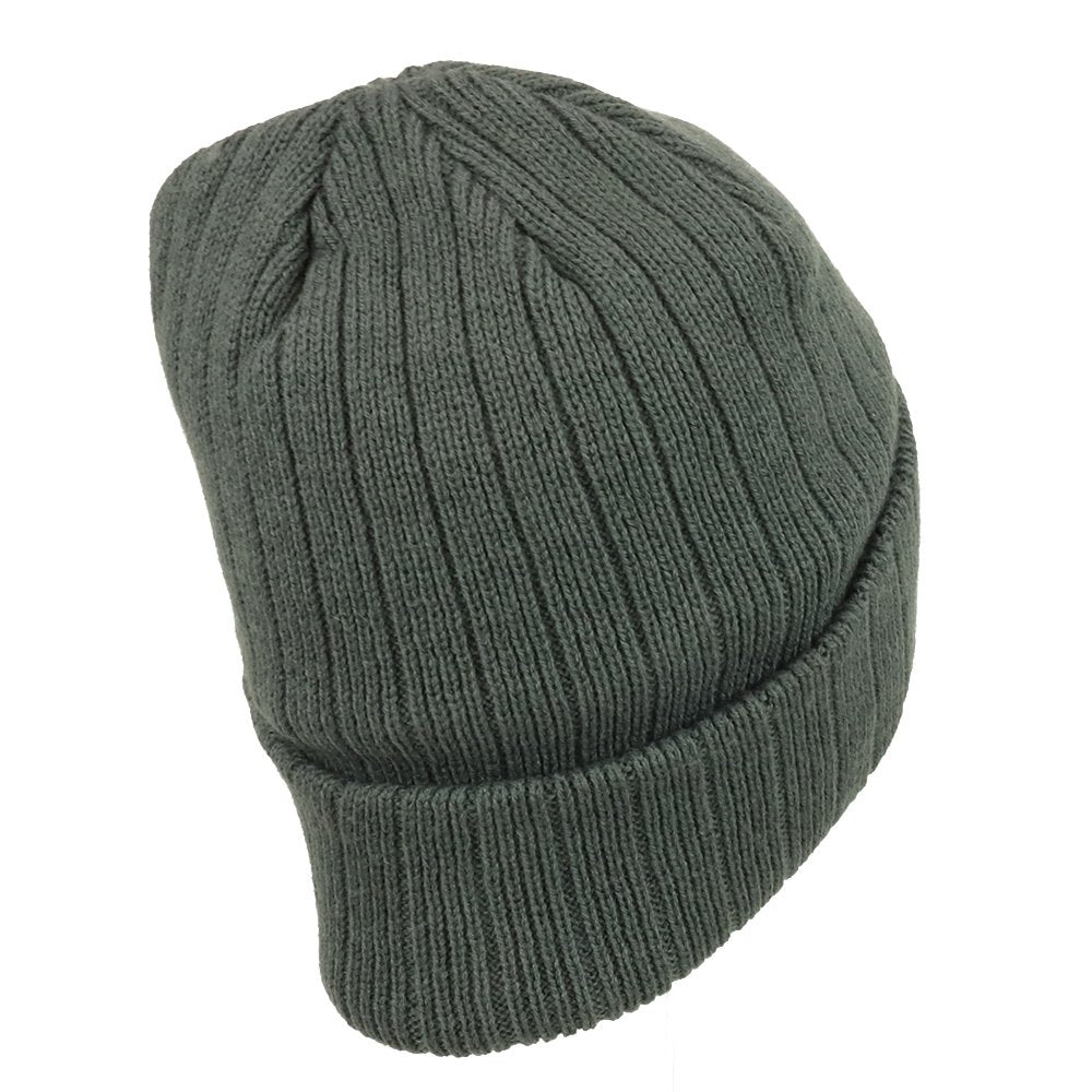Trendy Apparel Shop 3M OSFM Thinsulated Fleece Lined Long Cuff Ribbed Beanie