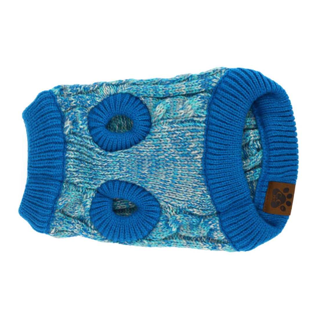 Trendy Apparel Shop Mixed Yarn Knitted Pet Puppy Dog Sweater