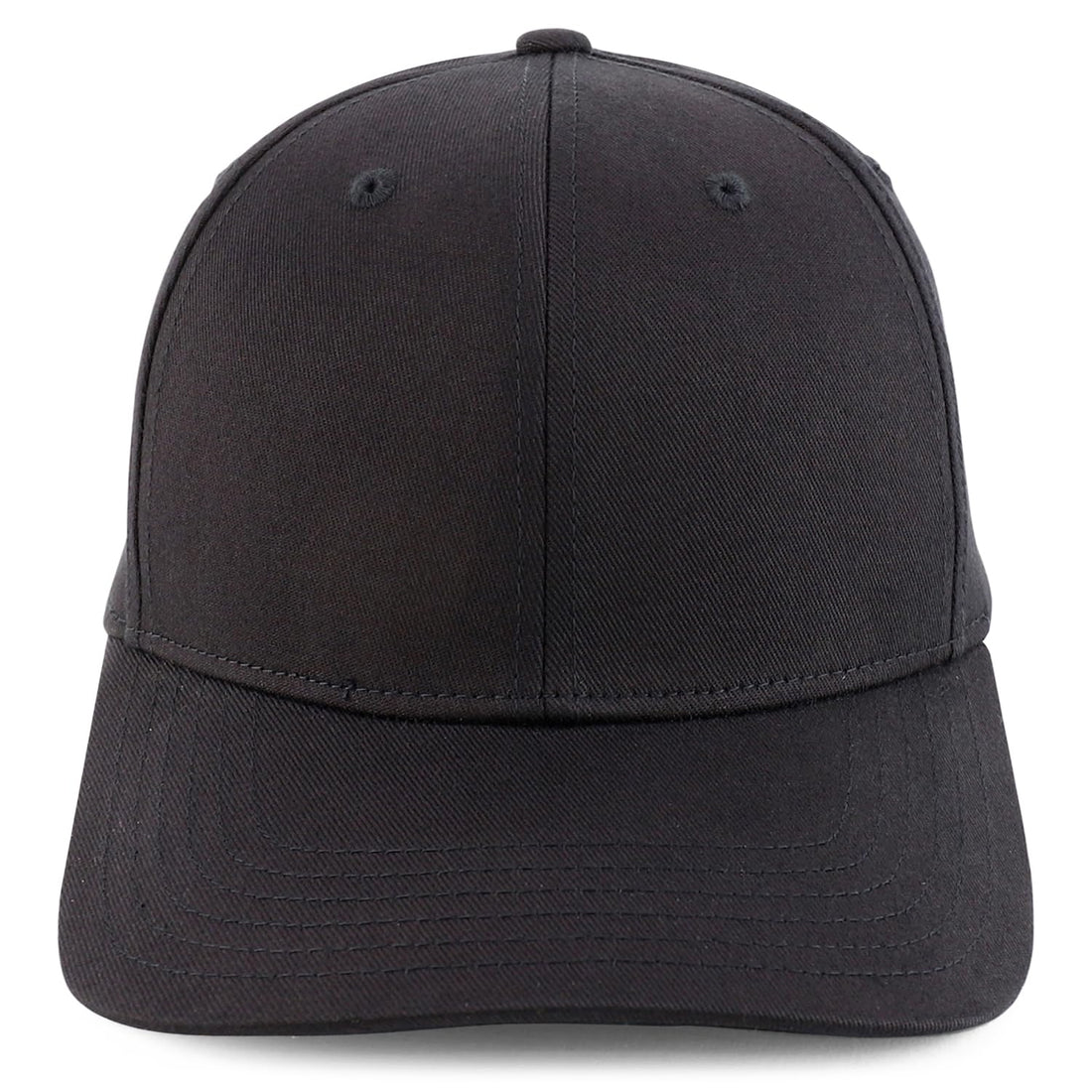 Trendy Apparel Shop Oversize XXL 6 Panel Structured Curved Bill Stretchy Fitted Ball Cap