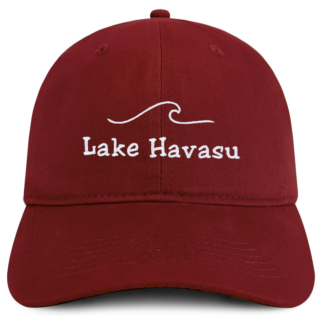 Trendy Apparel Shop Lake Havasu Embroidered Cotton Unstructured Low Profile Dad Hat