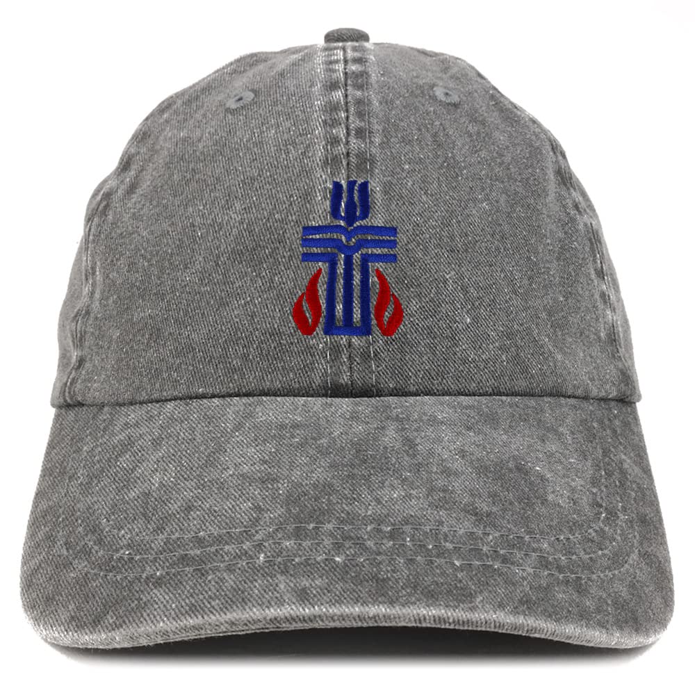 Trendy Apparel Shop Presbyterian Church Embroidered Pigment Dyed Washed Baseball Cap