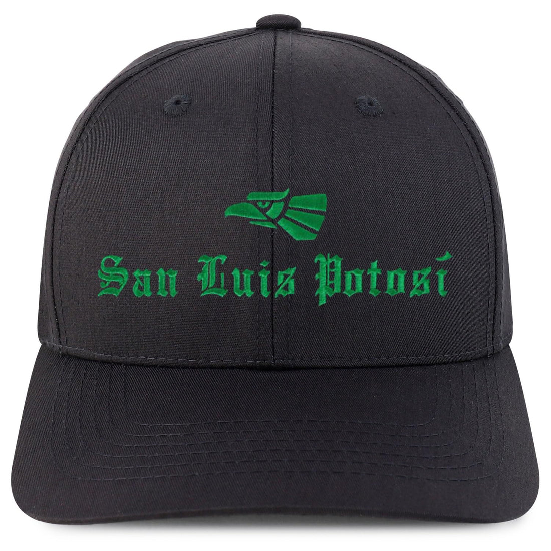Trendy Apparel Shop San Luis Potosi Mexico State Embroidered 6 Panel Snapback Baseball Cap
