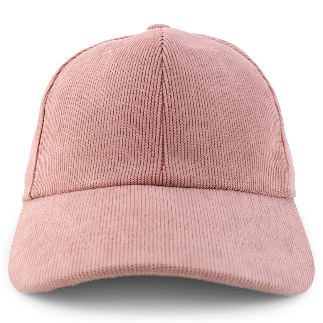Trendy Apparel Shop Polyester Corduroy Structured Baseball Cap Dad Hat