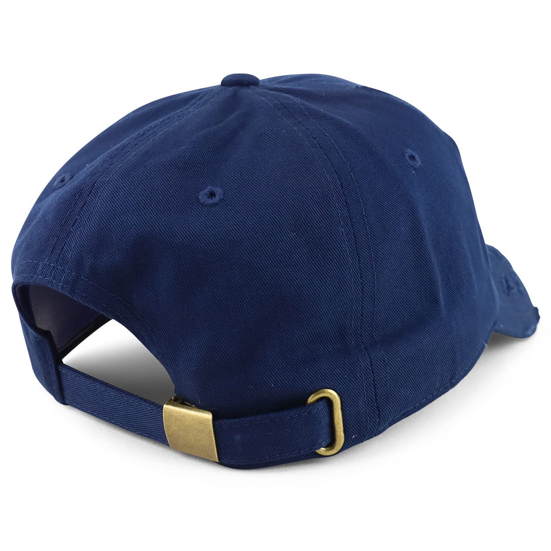 Trendy Apparel Shop Oversized XXL Frayed Unstructured Soft Crown Cotton Dad Hat