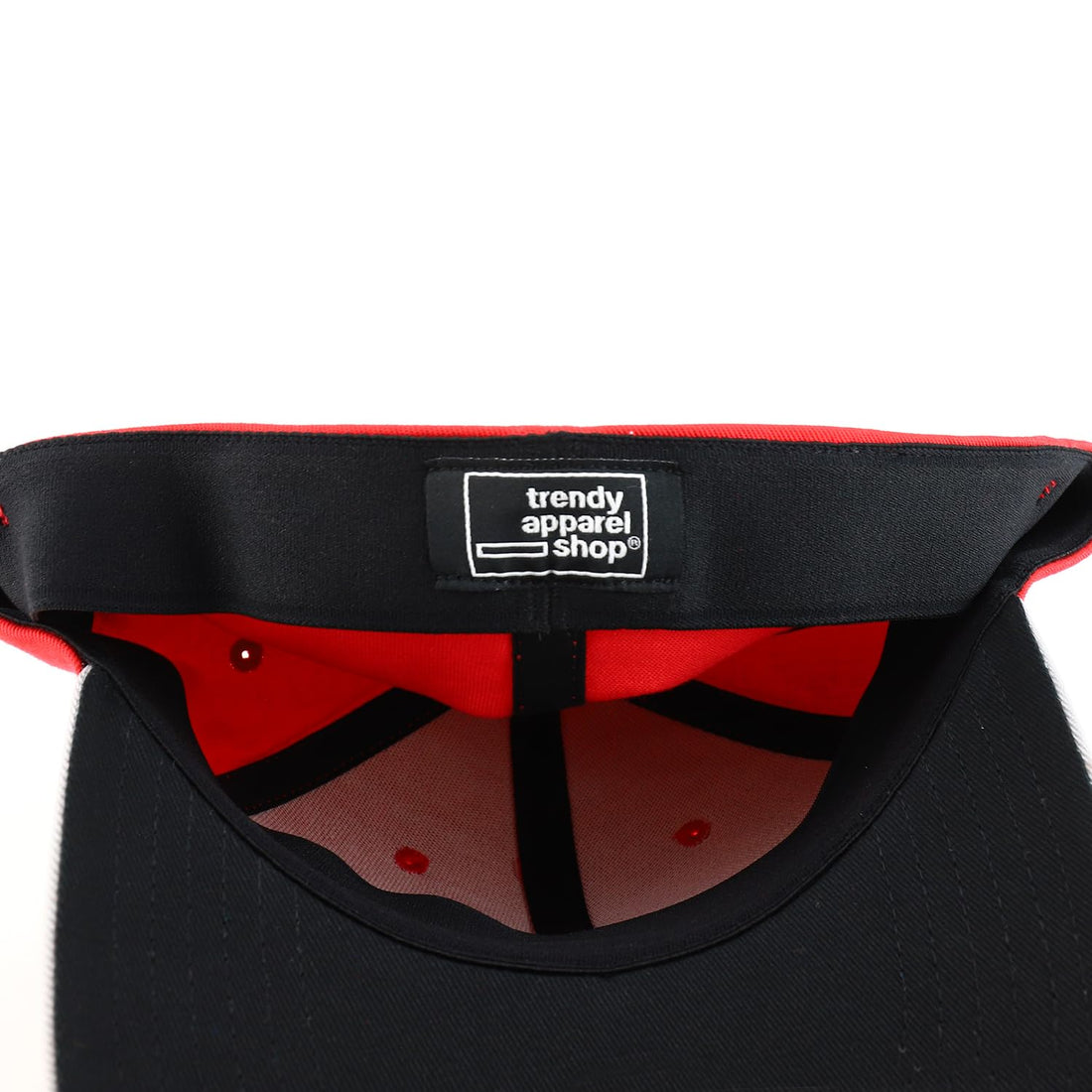Trendy Apparel Shop Oversize XXL Two Tone Structured Cotton Fitted Baseball Cap