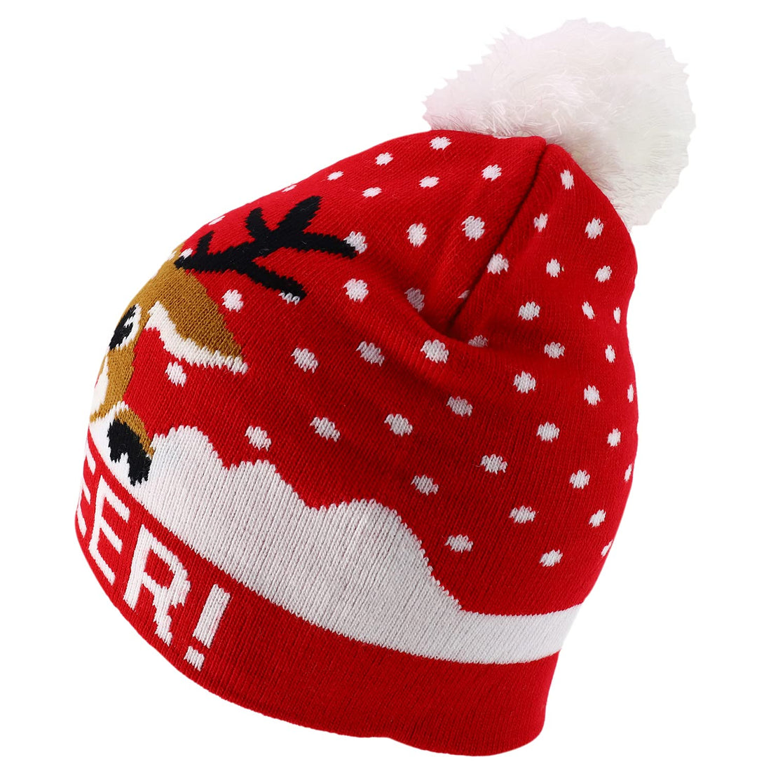 Trendy Apparel Shop 10 Styles Christmas Winter Short Beanies with Pompom