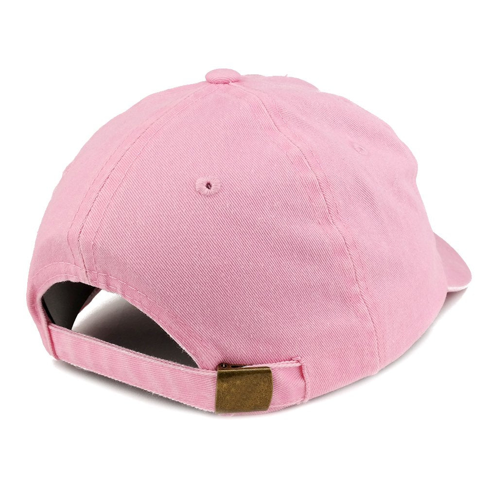 Trendy Apparel Shop Donut Patch Pigment Dyed Washed Baseball Cap