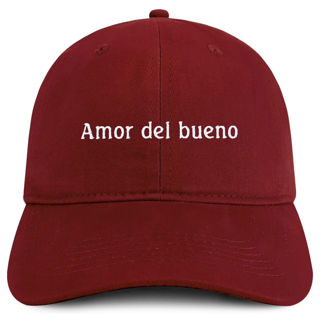 Trendy Apparel Shop Amor del Bueno Embroidered Cotton Low Profile Dad Hat