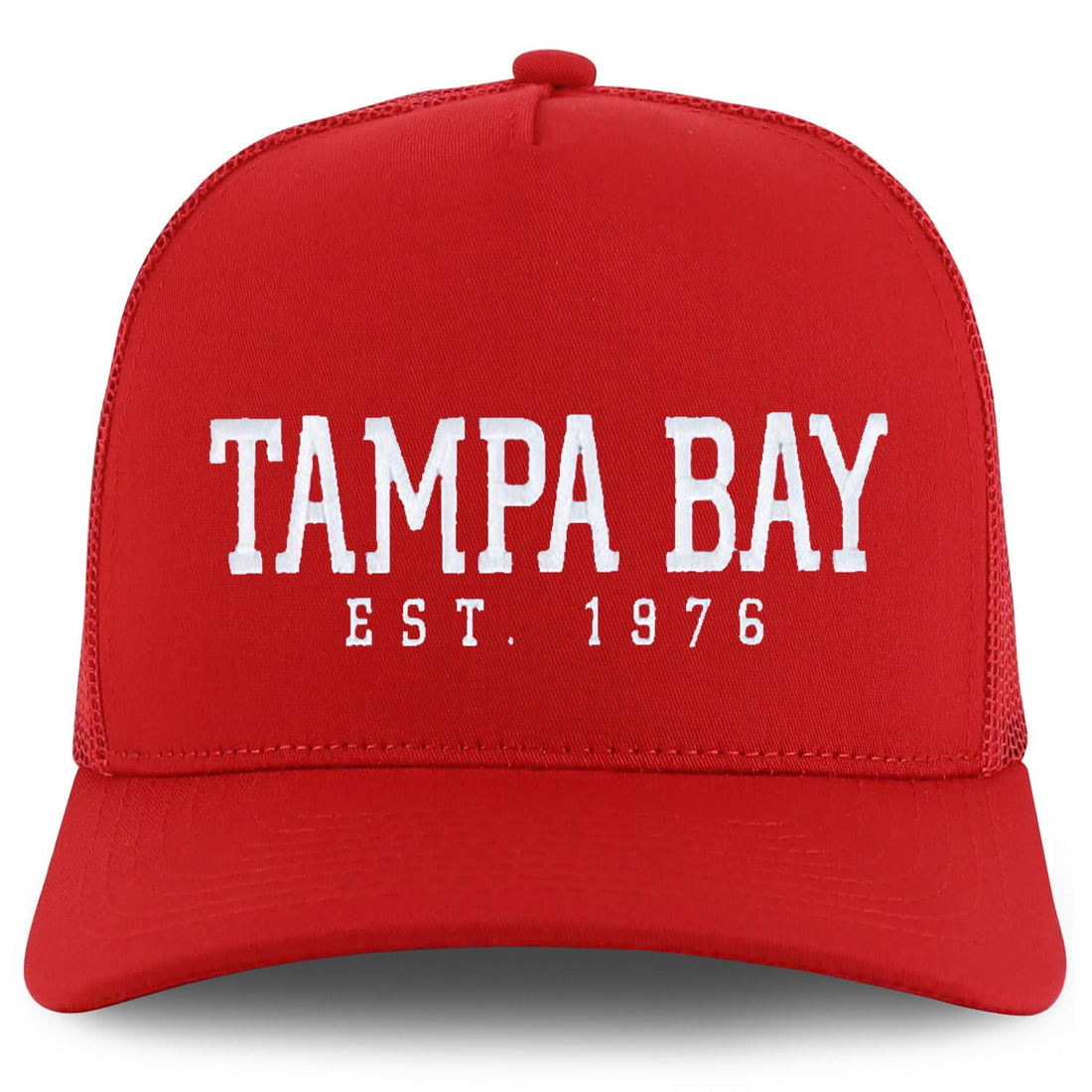 Trendy Apparel Shop Tampa Bay Est.1976 Embroidered 5 Panel Snapback Trucker Cap
